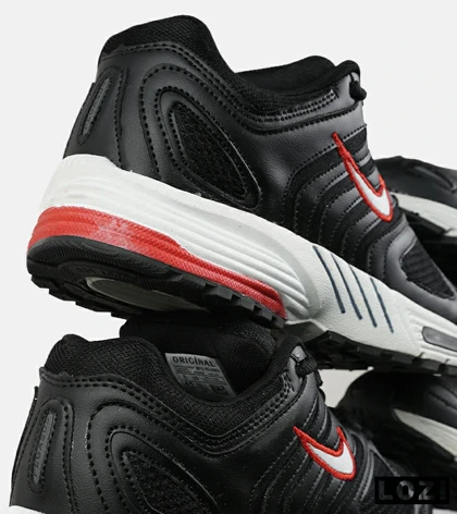 کفش کتانی مردانه و زنانه مشکی قرمز سفید NIKE Pegasus 2K5 مدل 7480