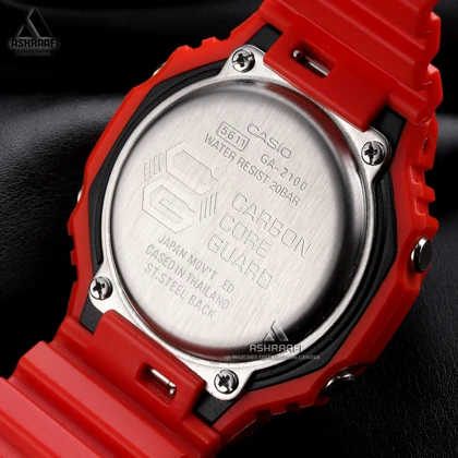 ساعت جیشاک قرمز Casio G-Shock GA-2100-5611R