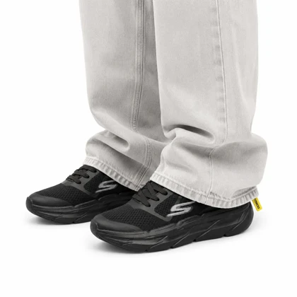 کتانی خارجی مردانه مدل اسکیچرز مشکی تمام SKECHERS