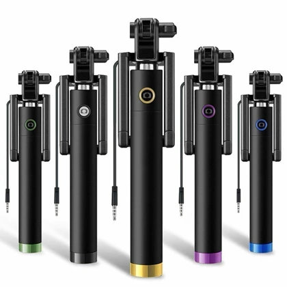 مونوپاد کابلی SELFIE STICK با ارتفاع 78cm