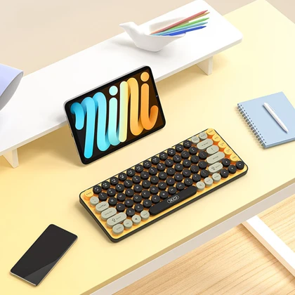 کیبورد بلوتوثی ایکس او XO مدل KB-12 با اتصال دوگانه