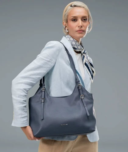 کیف دستی زنانه چرم مصنوعی دسته دار دیوید جونز DAVIDJONES