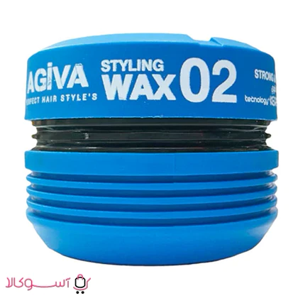 واکس حالت دهنده قوی مو آگیوا شماره 02 رنگ آبی حجم 175 میل