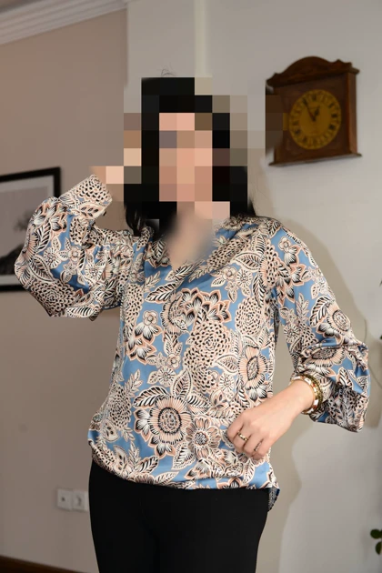 شومیز مجلسی کرپ ساتن سیتا