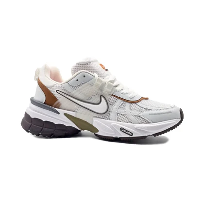 کفش و کتانی زنانه و دخترانه مدل نایک کوشلون NIKE V2K رنگ سفید نباتی
