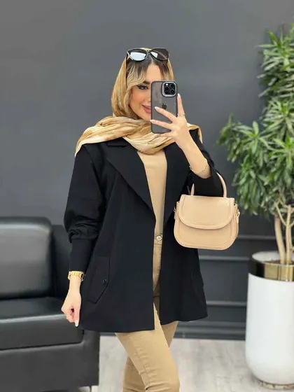 مانتو لینن سرشانه ژیله