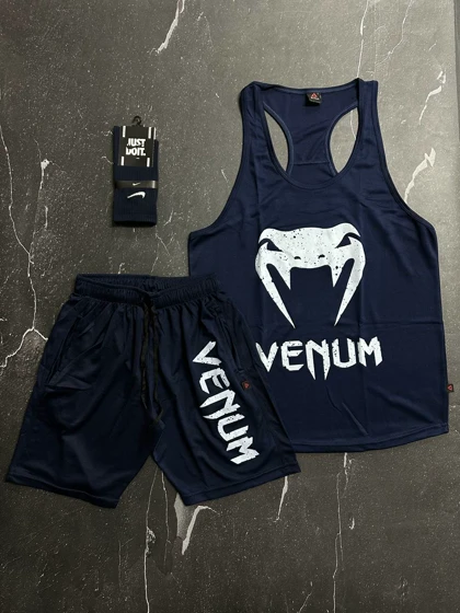 پکیج کد S168 رکابی + شلوارک + جوراب ونوم با 4 رنگ