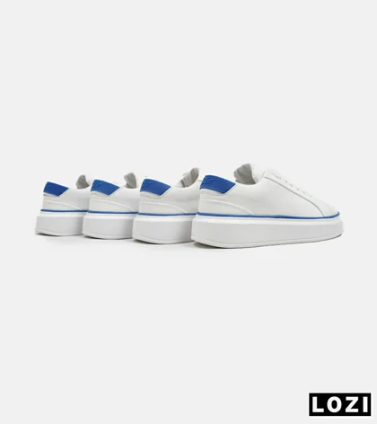 کفش اسنیکرزمردانه سفید آبی PULL & BEAR