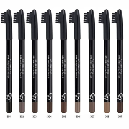 مداد ابرو برس‌دار با بافت پودری گلدن رز, مدل Dream Eyebrow Pencil