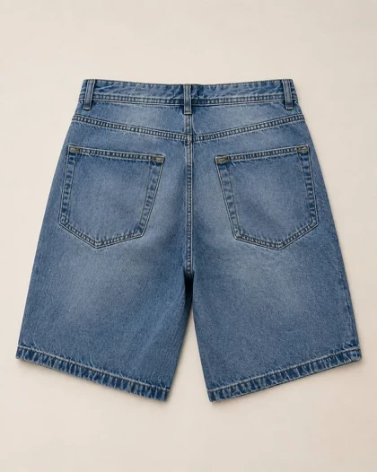 شلوارک جین مردانه آبی روشن Jack & Jones