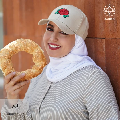 کلاه زنانه اسپرت گل‌دار