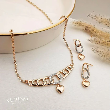 نیمست کارتیر قلب‌آویز ژوپینگ (با زنجیر)