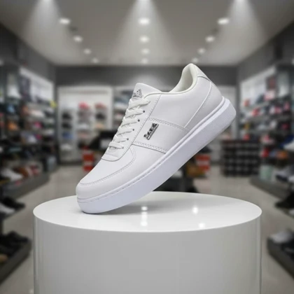 کفش تخت Zara مردانه سفید مدل Kiyan