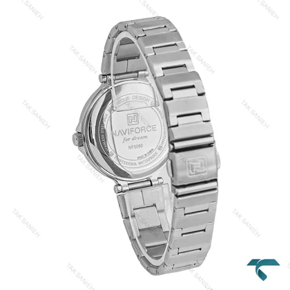 ساعت ناوی فورس زنانه NF5060 نقره ای NaviForce-7744-L