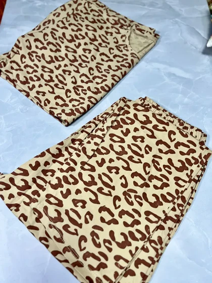 ست شلوار تیشرت راحتی پنبه
