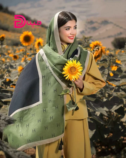 شال وسط ساده هرمس پاییزه