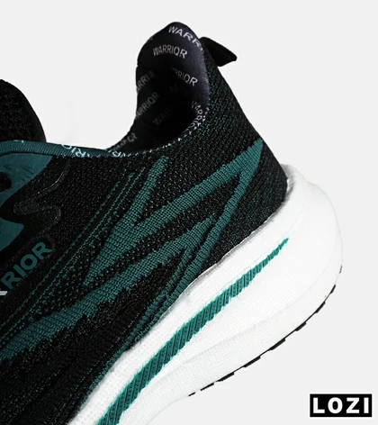 کفش کتانی مردانه و زنانه مشکی سبز GENERIC All Run مدل 7849