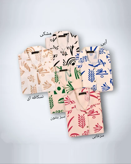 شومیز لینن طرحدار بوهو ساین