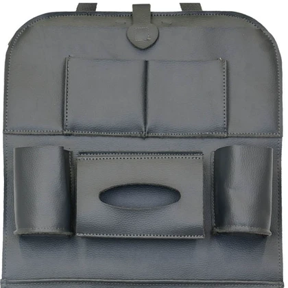 کیف و نظم دهنده پشت صندلی چرمی خودرو-مشکی