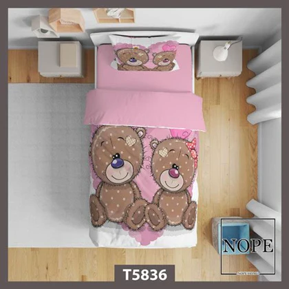 روتختی کودک طرح بچگانه خرس مدل T5836