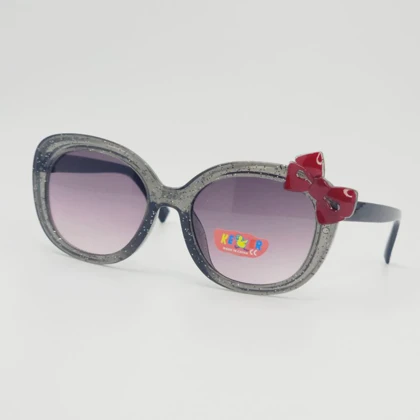 عینک آفتابی بچگانه پاپیون دار با شیشه‌های ضد اشعه UV