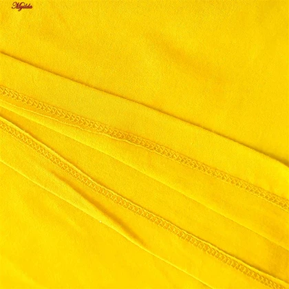تاپ زنانه ماییلدا مدل پنبه‌ای زرد