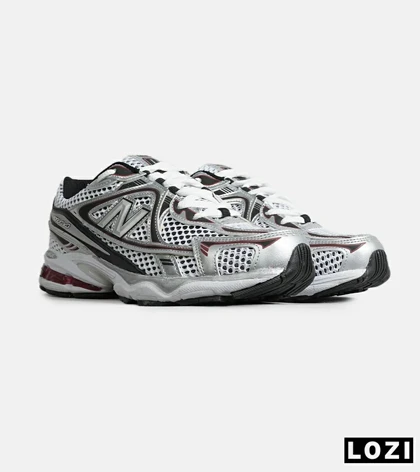 کفش کتانی مردانه و زنانه مشکی طوسی قرمز NEW BALANCE 1064 مدل 8154