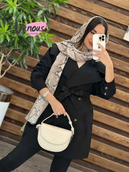 بارانی چهاردکمه یقه انگلیسی