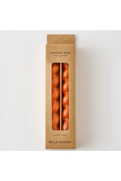 شمع شمعدانی Bella Maison مدل Hill Burgulu پارافینی