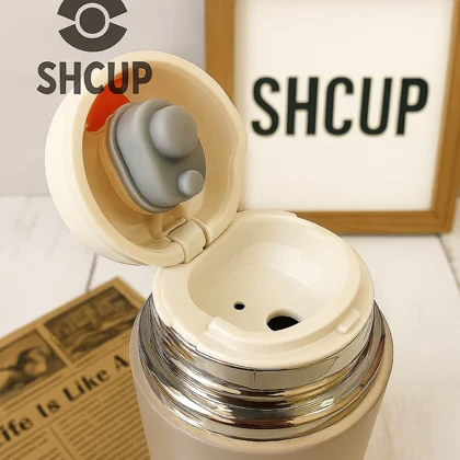 تراول ماگ HSCUP اصلی با کاپ همراه عایق حرارتی 6 ساعته مناسب نوشیدنی گرم و سرد