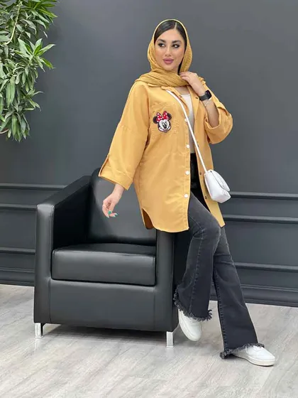 مانتو داکرون دوخت دار میکی موس