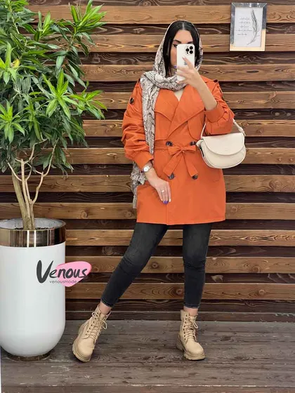 بارانی چهاردکمه سرشونه پاگون