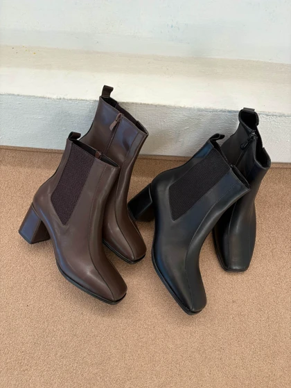 نیم بوت پاشنه‌دار مدل امیتیس