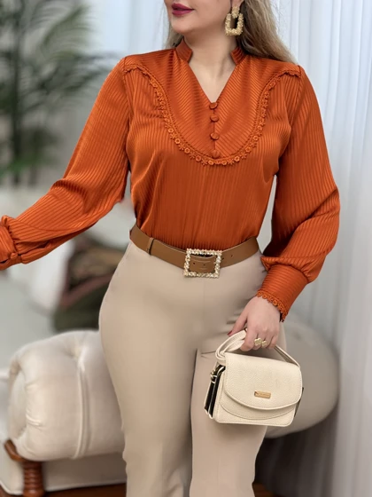 شومیز ساتن رستا 2798