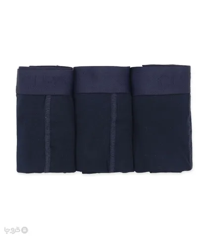 پک شورت مردانه پادار نخی کش از رو Clevent کلونت کد 2408 - بسته 3 عددی