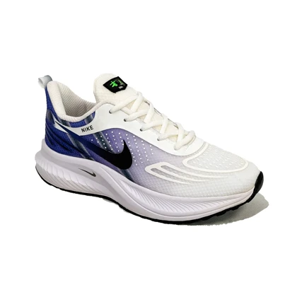 کتانی رانینگ مردانه اسپرت مدل نایکی Runing NIKE رنگ سفید آبی کد 45964