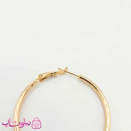 گوشواره دخترانه حلقه‌ای ساده ژوپینگ