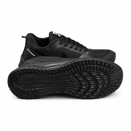 کفش کتانی بزرگ پا نایکی رانینگ زیره تزریق مشکی2 Nike