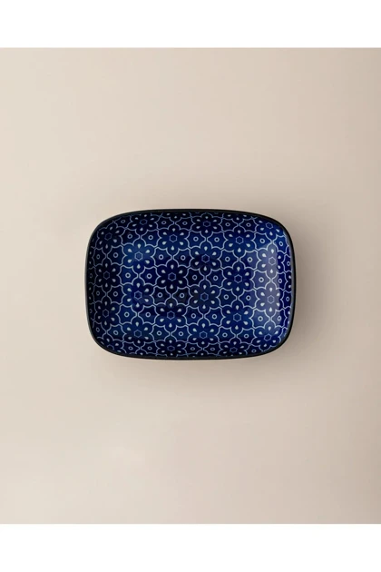 بشقاب سرو Madame Coco مدل Reve Bleu Mais Bone China - چندرنگ