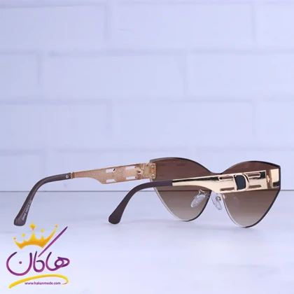 عینک آفتابی دیور زنانه فریم گربه ای قهوه ای 58046/1