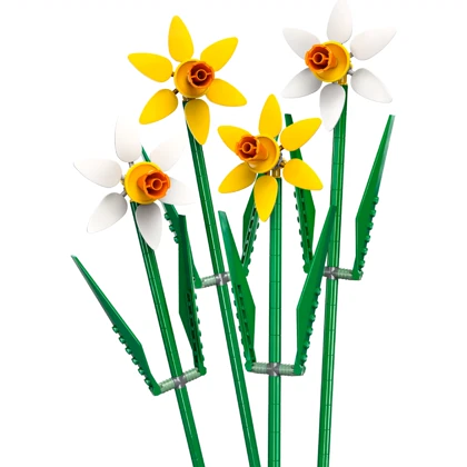 لگو دکوراتیو آیکون گل نرگس LEGO مدل 6476650 Daffodils شامل 216 قطعه