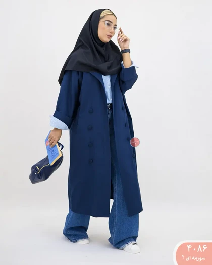 مانتو بلند ساینا 4086