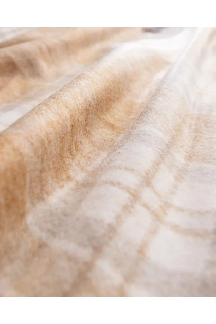 پتو دو نفره Madame Coco مدل Talcy - قهوه‌ای