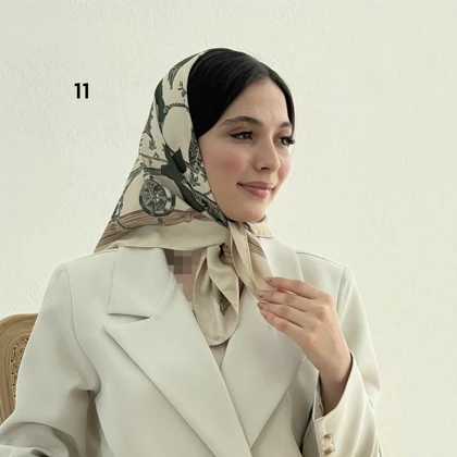 مینی اسکارف زنانه طرح زنجیری | آی بولک