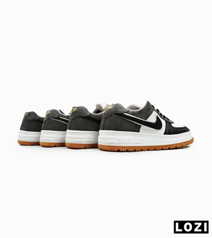 کفش کتانی بزرگ پا مشکی طوسی نایک NIKE AIR FORCE مدل 4775