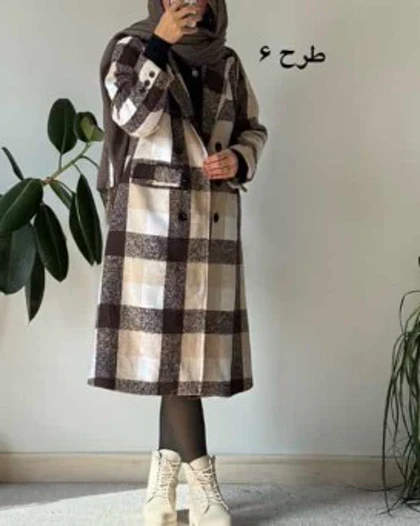 پالتو پشمی یقه انگلیسی
