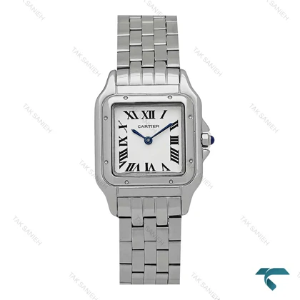 ساعت کارتیر پنته زنانه نقره ای مدیوم صفحه جدید Cartier-7259-L