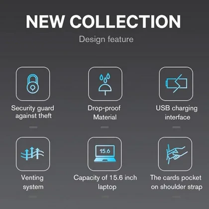 کوله پشتی بنج اورجینال مدل BANGE BG77115