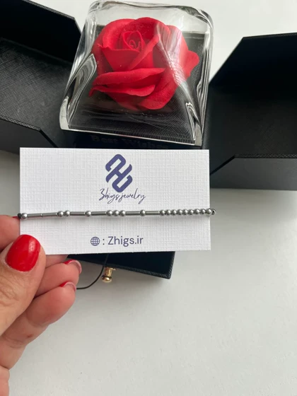 دستبند کد مورس استیل