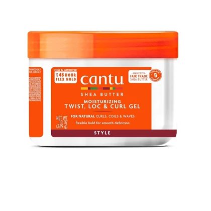 ژل کرم حالت دهنده و آبرسان کنتو Cantu Moisturizing Twist & Lock Gel 369g